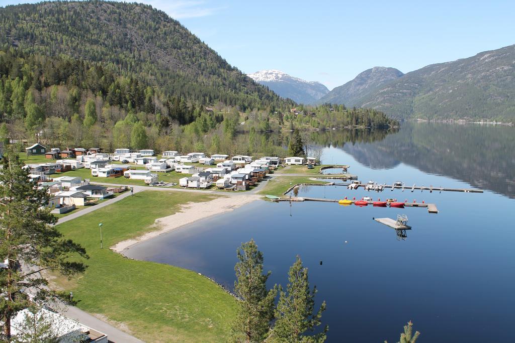 Garvikstrondi Camping Seljord Dış mekan fotoğraf
